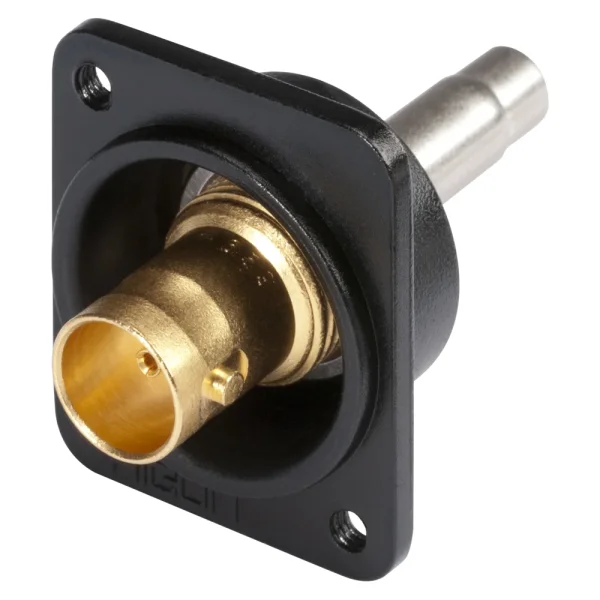 BNC-Crimpeinbaub.,0.6/2.8HD D-Flansch