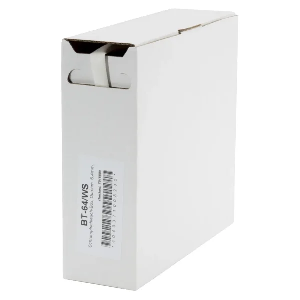 Schrumpfschlauch-Box, Durchm. 6,4mm,
