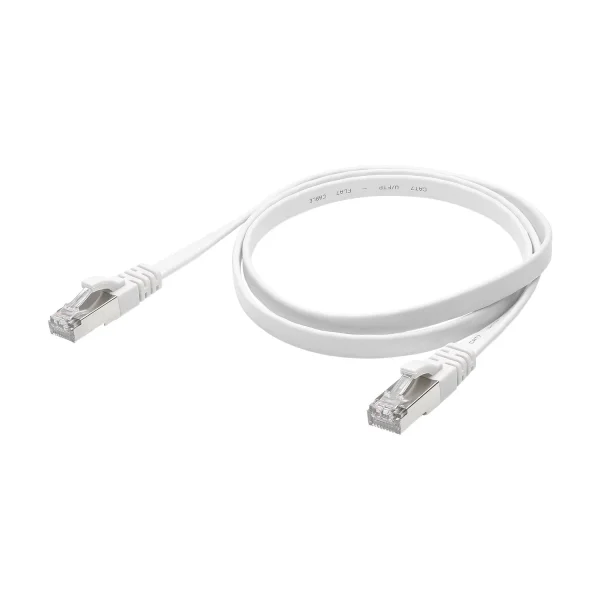 CAT.7/BASIC RJ45<>RJ45 Flachk. ws 10,0m