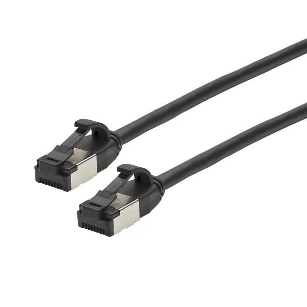 CAT.8.1 SLIM RJ45<>RJ45 schwarz 5,00m