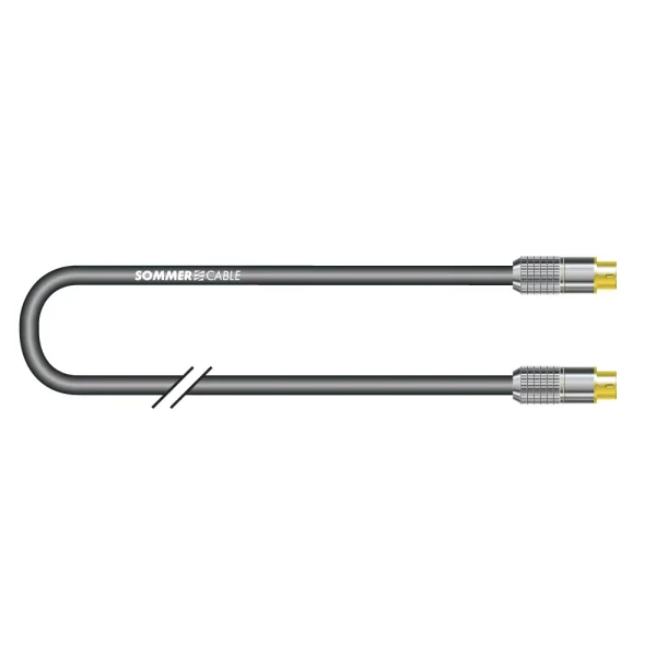 Y/C Videokabel Cinema SV, schwarz,  0,75