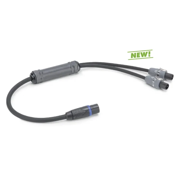 L/S Spleisskabel, schwarz,  5,00m