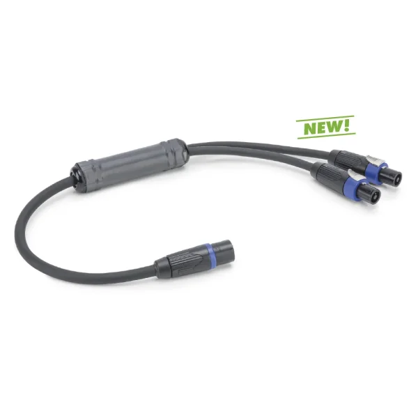 L/S Spleisskabel, schwarz,  5,00m