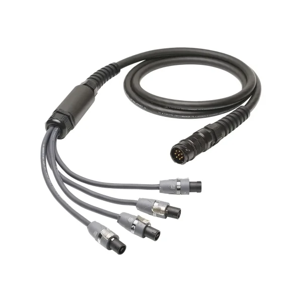 L/S Spleisskabel, schwarz,  5,00m