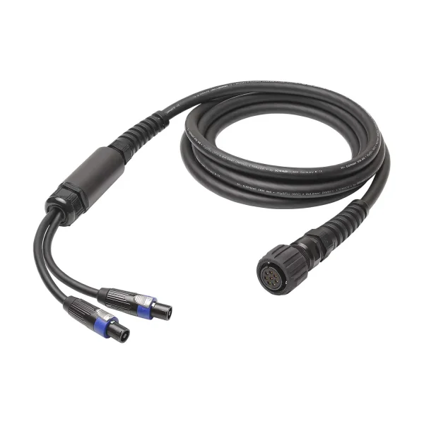 L/S Spleisskabel, schwarz, 10,00m