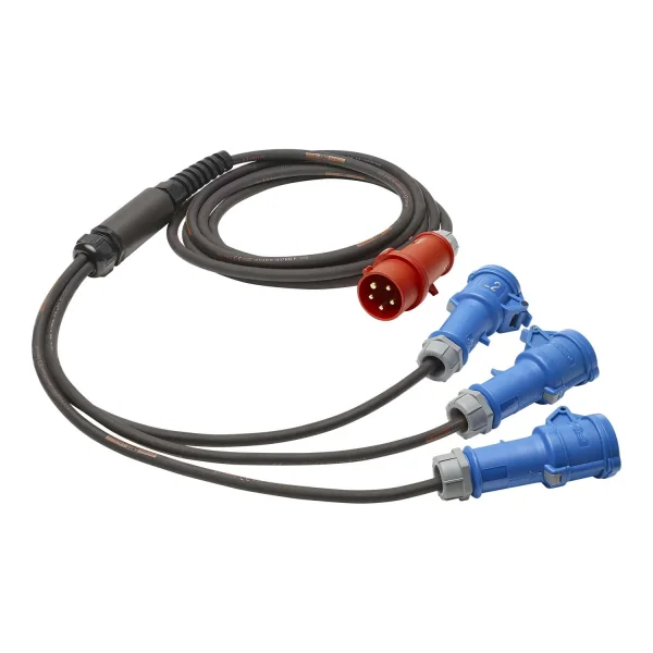 Netzkabelspleiss Titanex, schwarz, 10,00