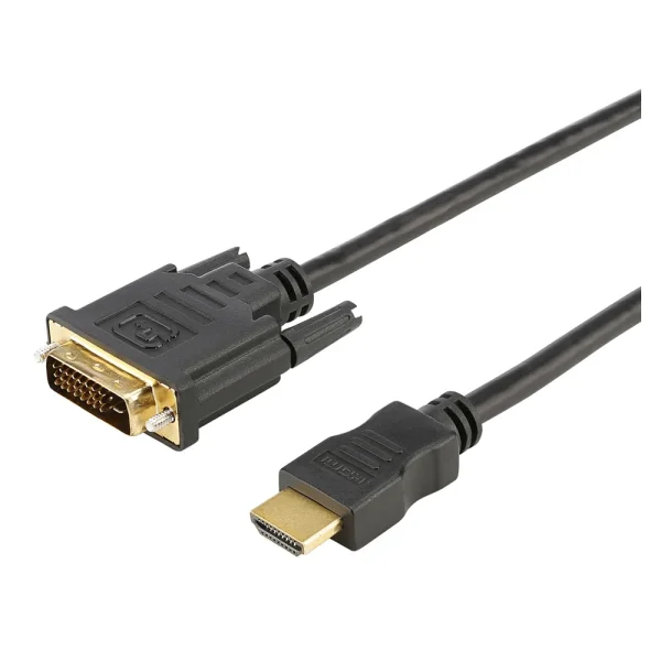 HDMI 19-pol male<>DVI 24+1-pol male 2,0m