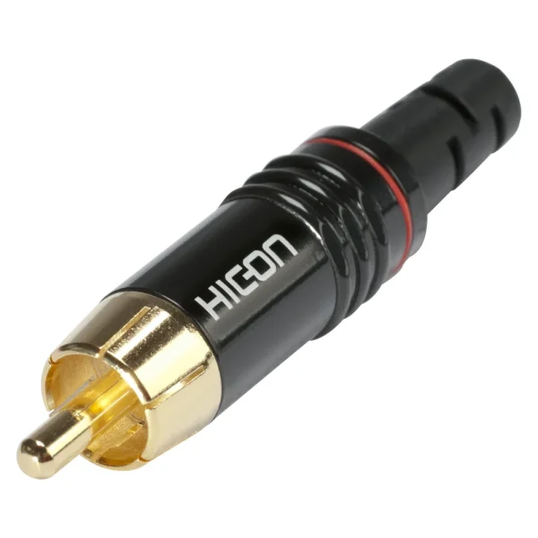 HICON-Cinch Kabelstecker - rt