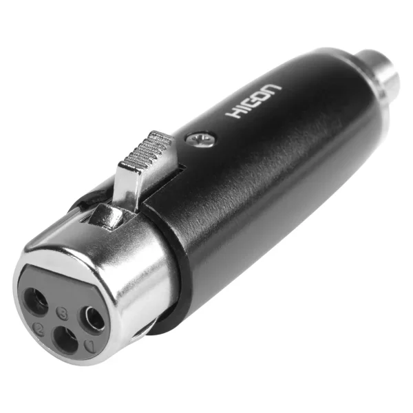 HICON XLR 3pol female <> Cinch female