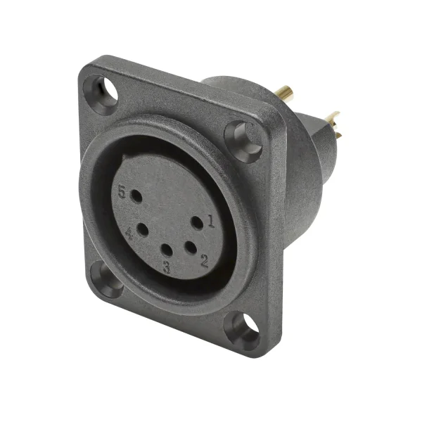 HICON-XLR Einbau MARLIN 5pol female sw