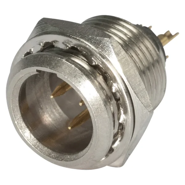 HICON-Mini-XLR Einbau-Stecker 3-pol