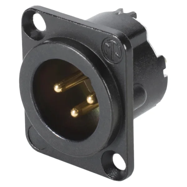 NEUTRIK XLR-Einbaustecker 3polig,