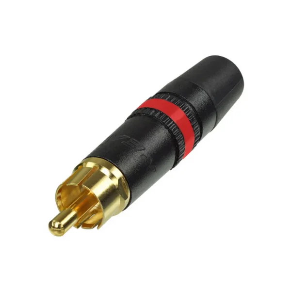 Neutrik RCA/Cinchstecker schwarz/rot