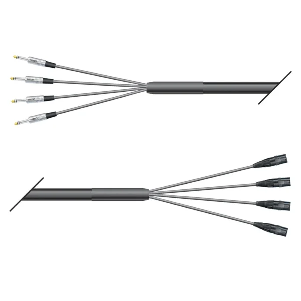 Multicorekabel Quantum, schwarz,  2,00m