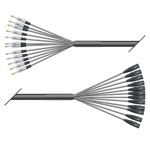 Multicorekabel Quantum, schwarz,  2,00m