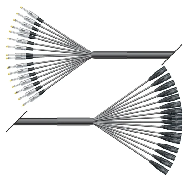 Multicorekabel Quantum, schwarz,  2,00m