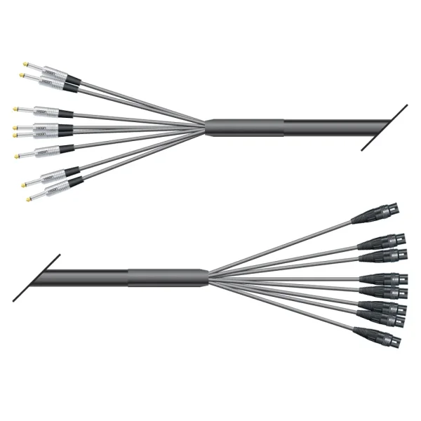 Multicorekabel Quantum, schwarz,  2,00m