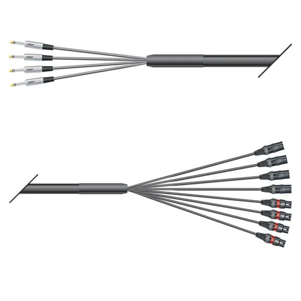 Multicorekabel Quantum, schwarz,  3,00m