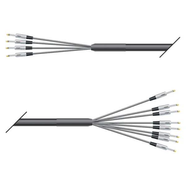 Multicorekabel Quantum, schwarz,  2,00m