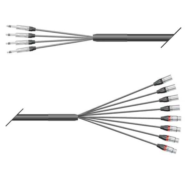 Multicorekabel Quantum, schwarz,  2,00m