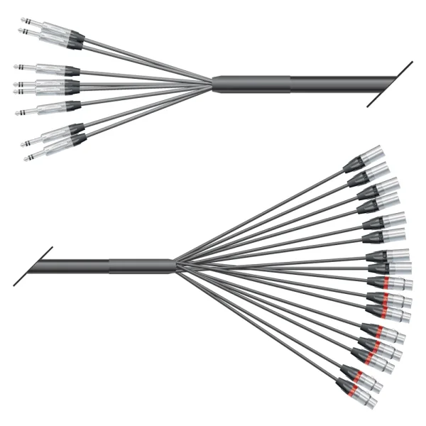 Multicorekabel Quantum, schwarz, 10,00m