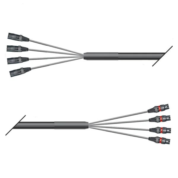 Multicorekabel Quantum, schwarz, 10,00m