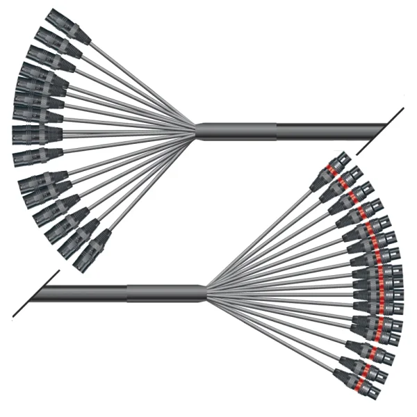 Multicorekabel Quantum, schwarz,  2,00m
