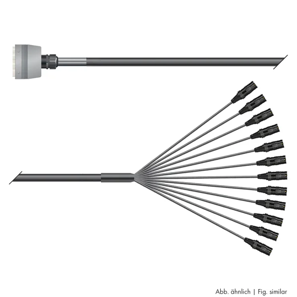 Multicorekabel Quantum, schwarz, 33,00m