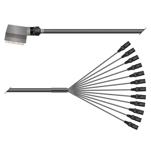 Multicorekabel Quantum, schwarz, 10,00m