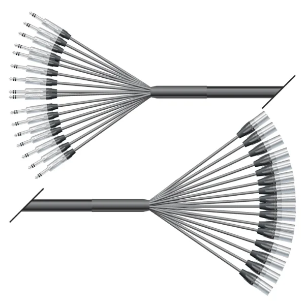 Multicorekabel Quantum, schwarz, 10,00m