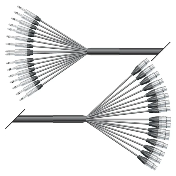 Multicorekabel Quantum, schwarz, 10,00m