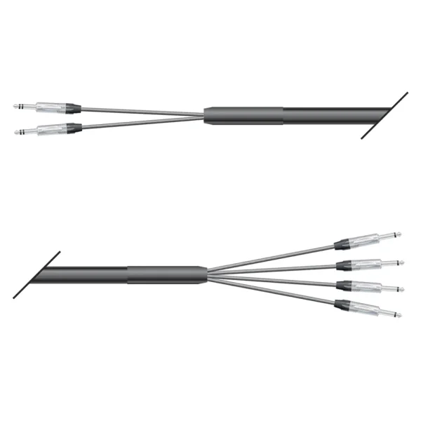 Multicorekabel Quantum, schwarz,  2,00m