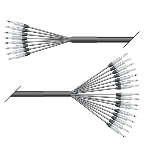 Multicorekabel Quantum, schwarz,  6,00m