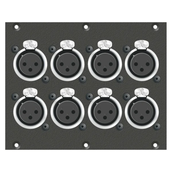 SYSBOXX-Modul 2HE 3BE 8xXLRf