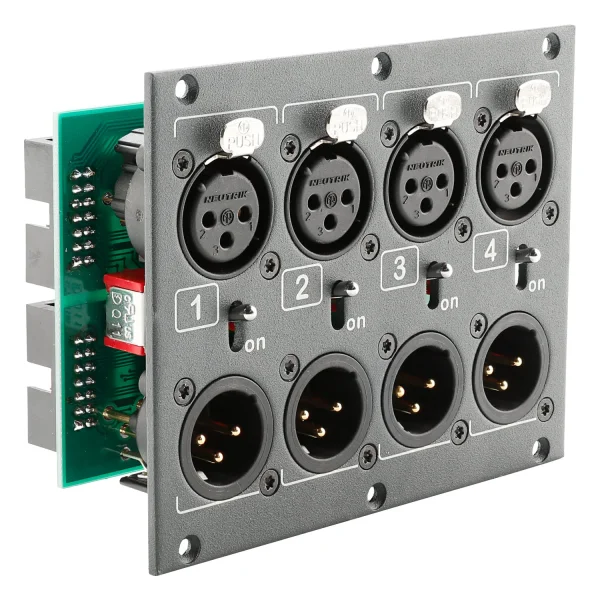SYSBOXX-Modul 2HE 3BE 4CH XLR Board