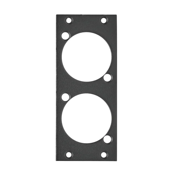 SYSBOXX-Frontblech 2HE 1BE 2xNAC3FPX