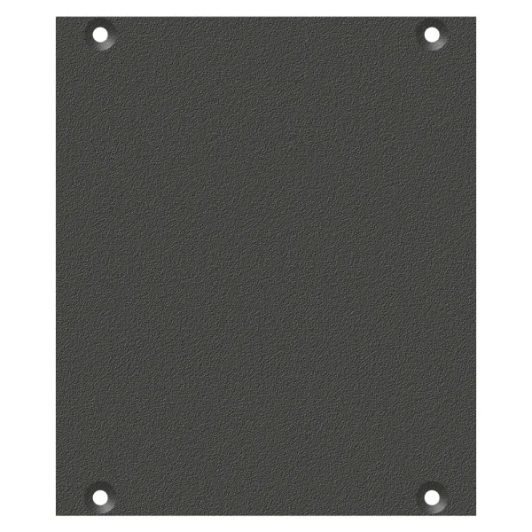 SYSBOXX-Frontblech 2HE 2BE Leerblech