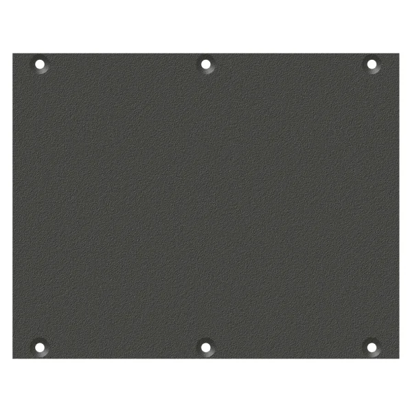 SYSBOXX-Frontblech 2HE 3BE Leerblech