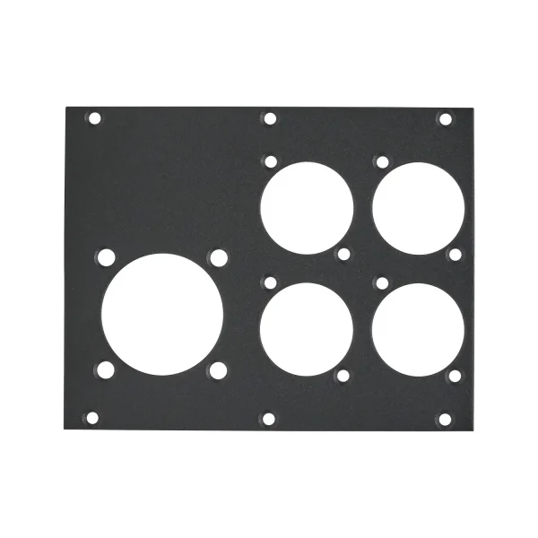 SYSBOXX-Frontblech 2HE 3BE, 1xNL8/4xNL4