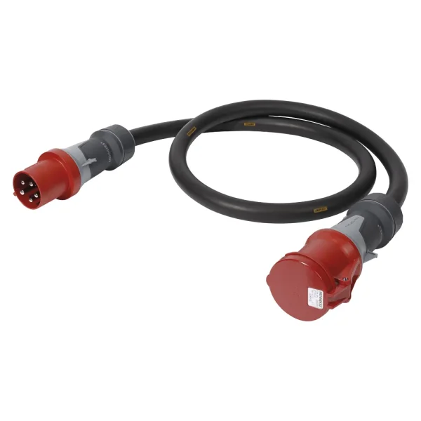 Netzkabel Titanex, schwarz,  5,00m