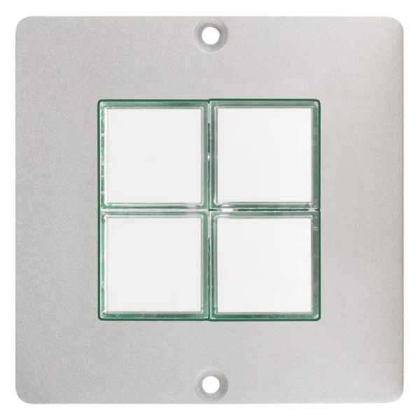 SYSWALL50 4f.Tastermodul, Edelstahl