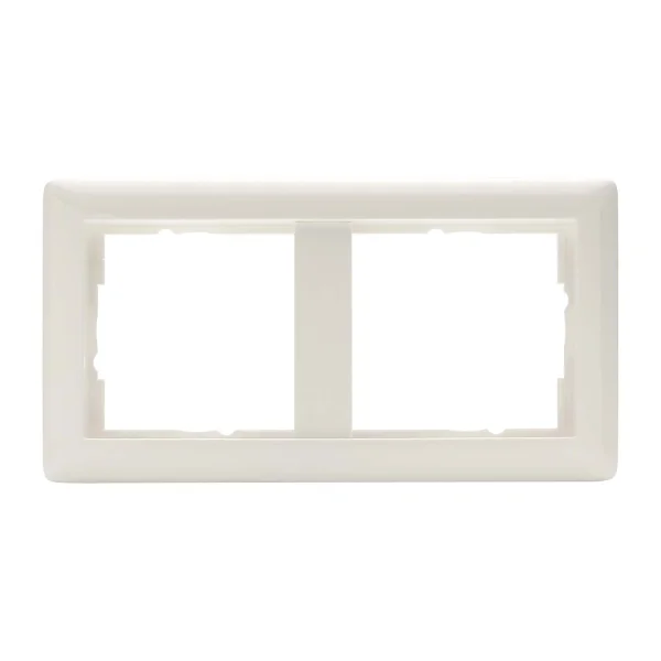 SYSWALL55 Schalterrahmen 2fach ohne Steg