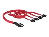 DELOCK Kabel mini SAS 36pin zu 4x SATA