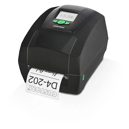 LABEL PRINTER D4 202 DISPLAY USB RS232 BLACK