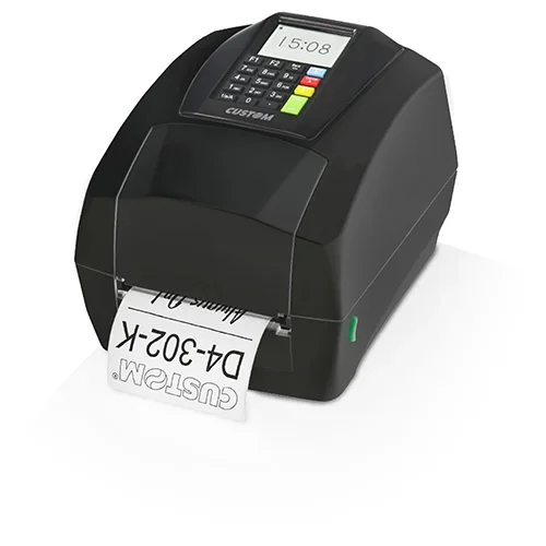 LABEL PRINTER D4 302-K DISPLAY AND KEYBOARD USB RS232 BLACK