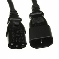 POWER CORD C13 TO C14 (RECESSED RECEPTACLE) 10A CATX