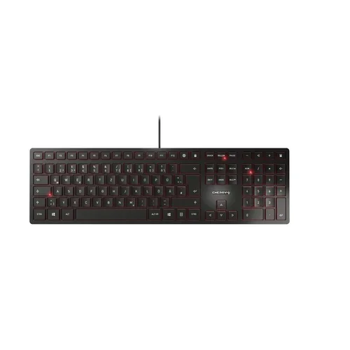 CHERRY KC 6000 SLIM KEYBOARD PAN-NORDIC BLACK