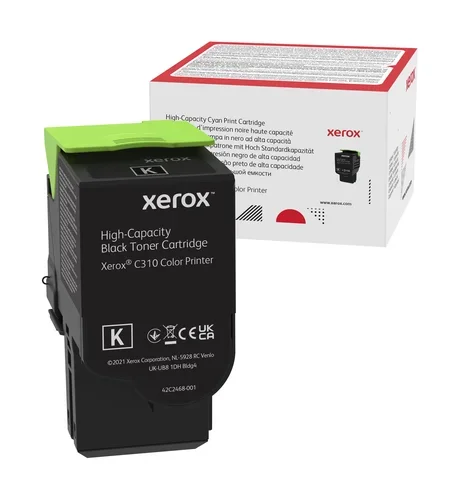 XEROX C310 BLACK HIGH CAPACITY TONER CARTRIDGE (8000 PAGES)