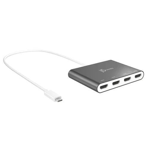 USB-C TO 4 PORT HDMI MULTI MONITOR ADAPTER
