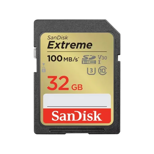EXTREME 32GB MEMORY CARD UP TO 100MB/S UHS-I CLASS 10 U3 V30